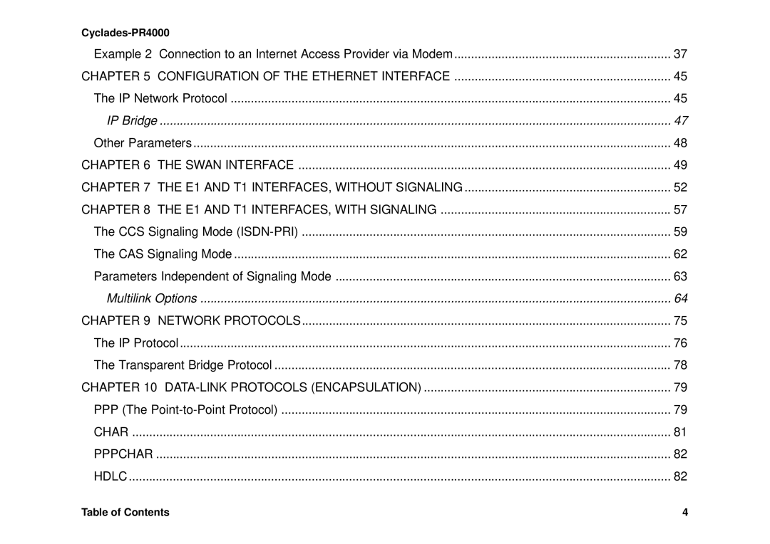 Avocent Cyclades-PR4000 installation manual IP Bridge 