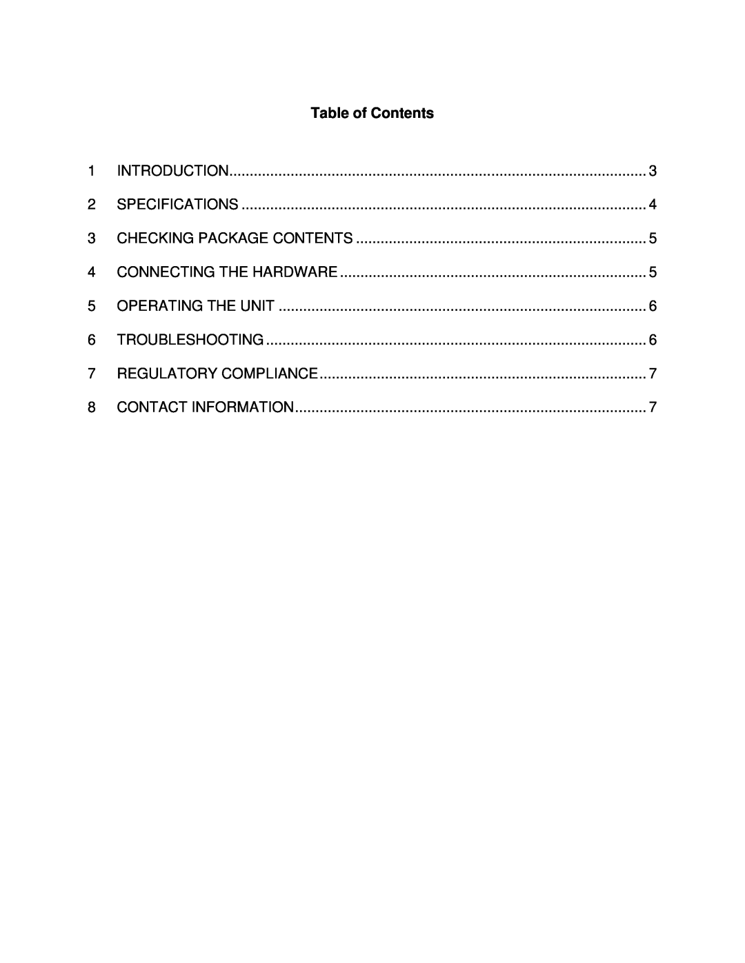 Avocent DA1200D manual Table of Contents 