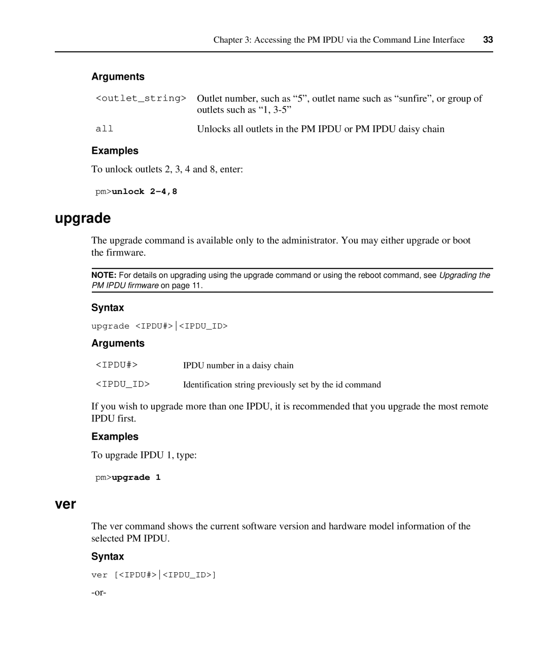 Avocent PM IPDU manual Upgrade, Ver 