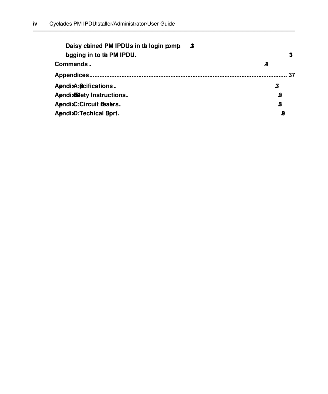 Avocent PM IPDU manual Appendices 