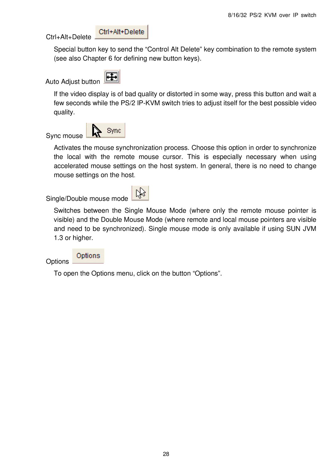 Avocent PS/2 IP user manual 16/32 PS/2 KVM over IP switch 