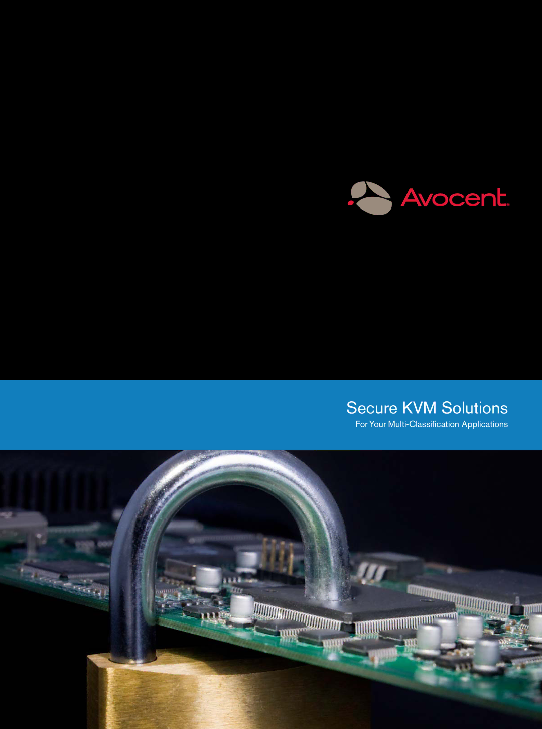 Avocent SC200 Series manual Secure KVM Solutions 