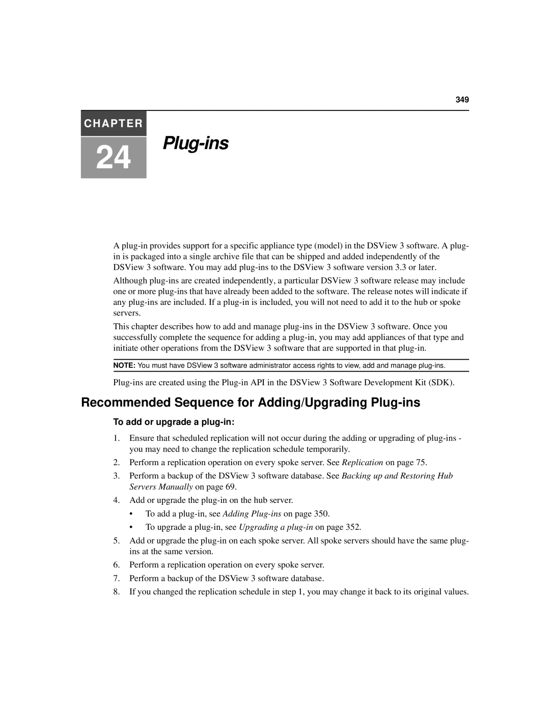 Avocent SPC420 manual Recommended Sequence for Adding/Upgrading Plug-ins, To add or upgrade a plug-in 