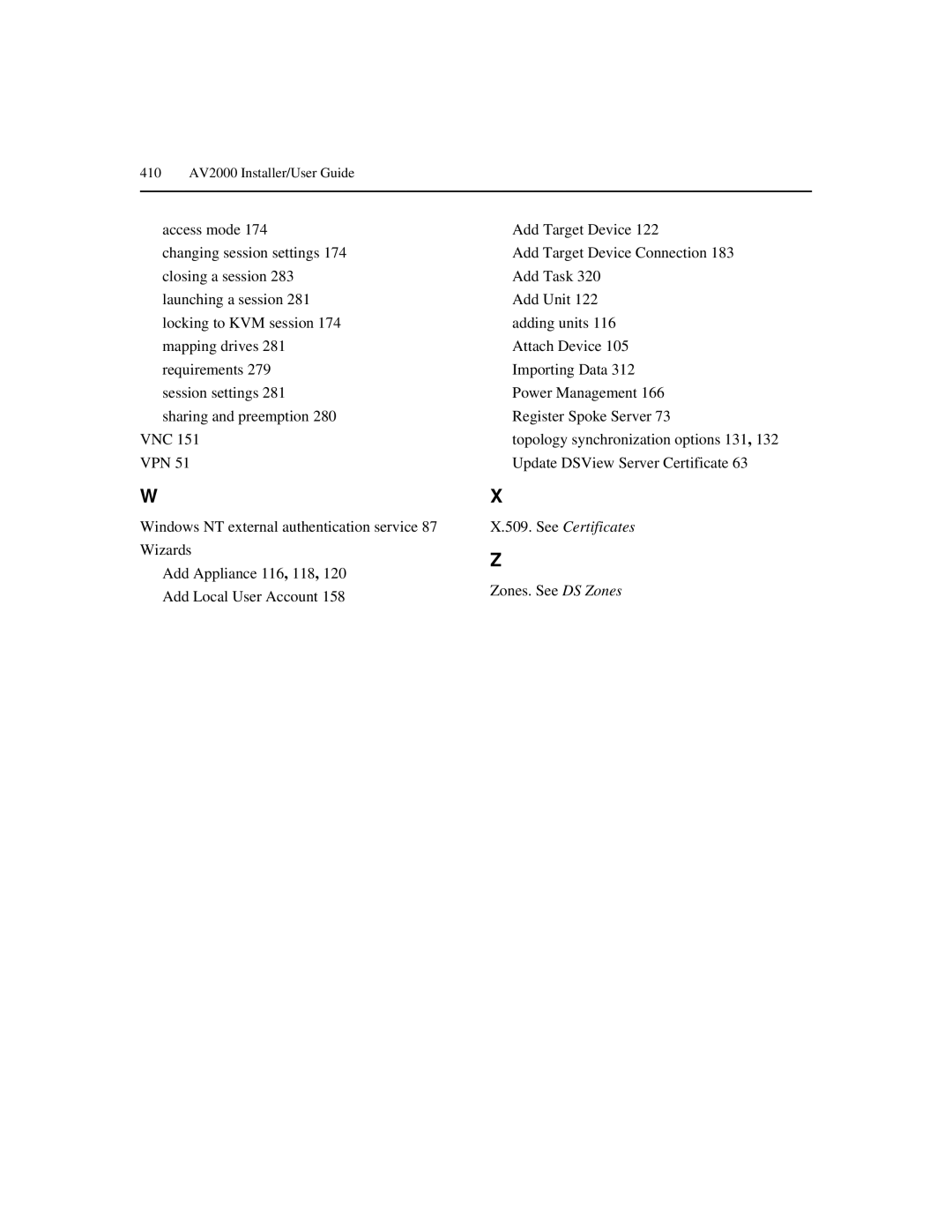 Avocent SPC420 manual See Certificates 