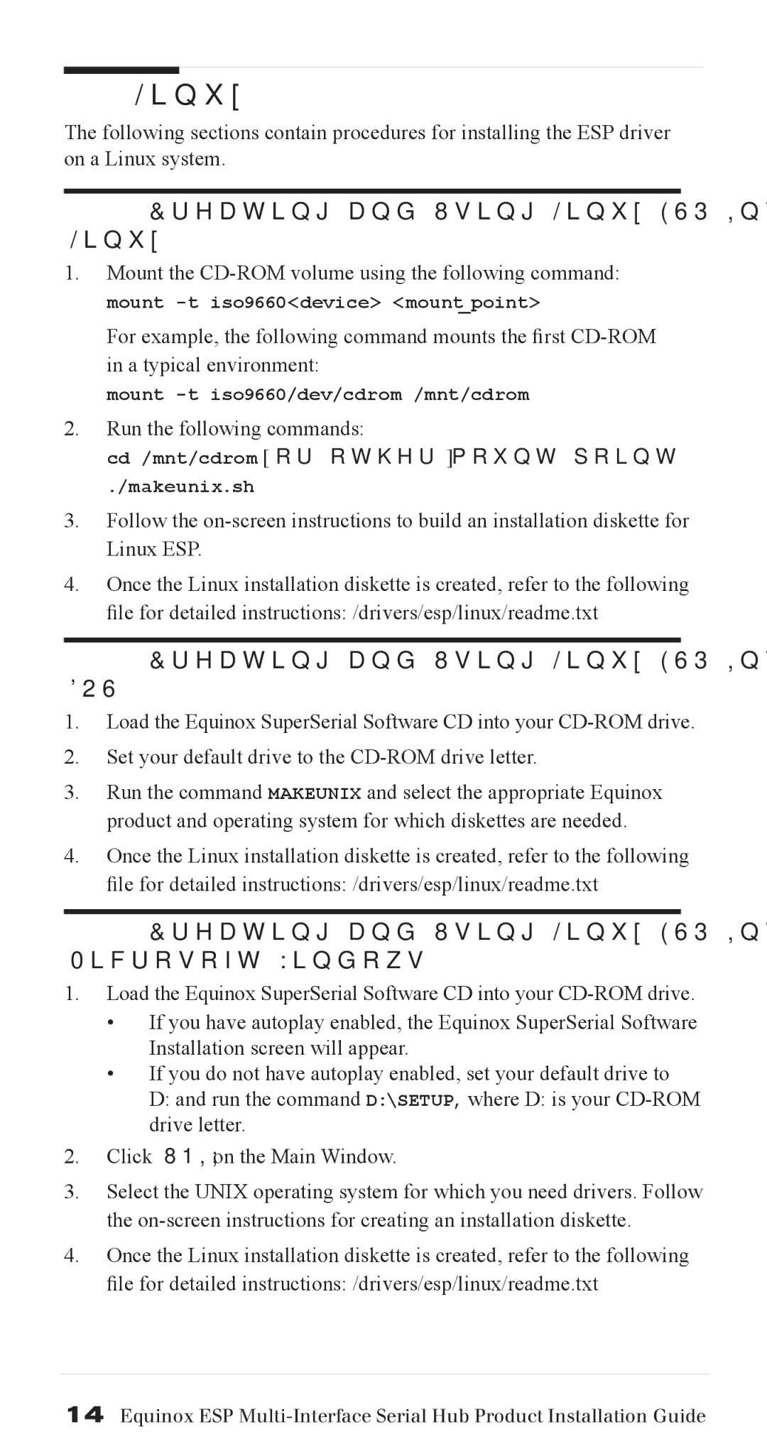 Avocent SuperSerial manual Linux, Dos 