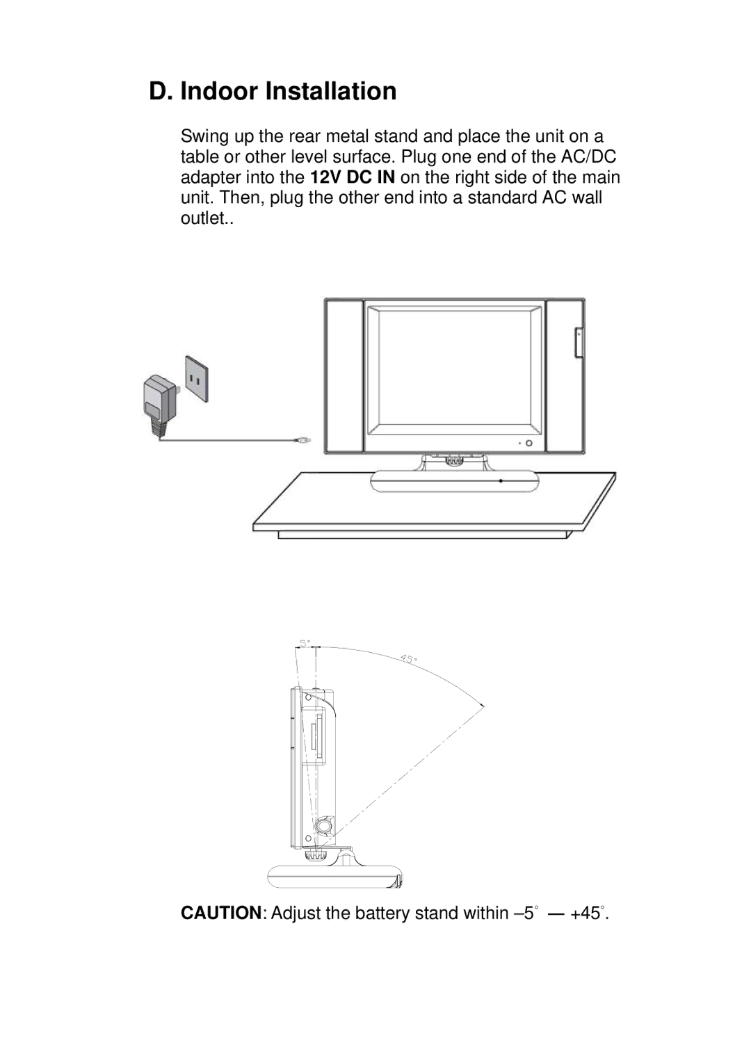 Axion 16-3350 manual Indoor Installation 