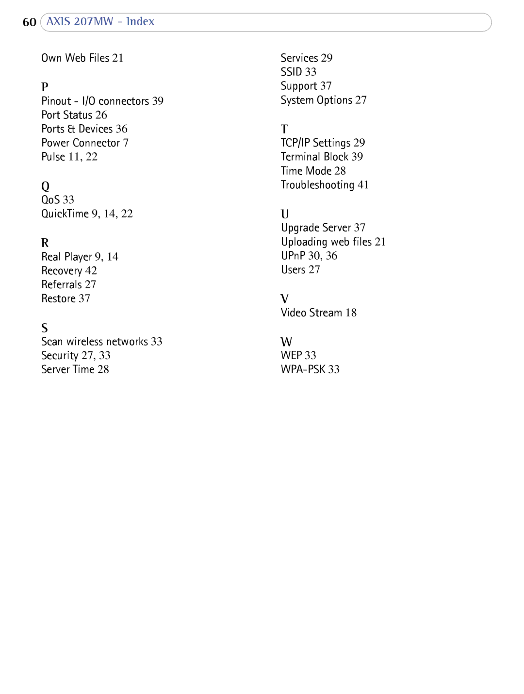 Axis Communications 207MW user manual Wpa-Psk 