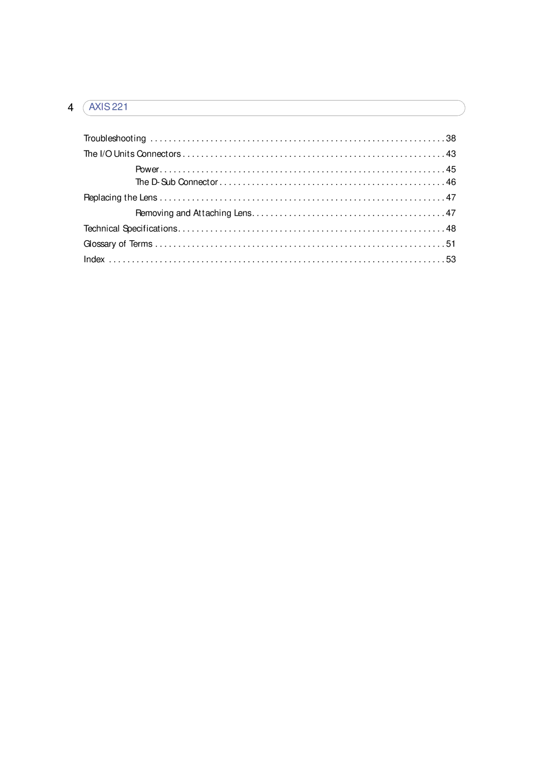 Axis Communications 221 user manual Axis 