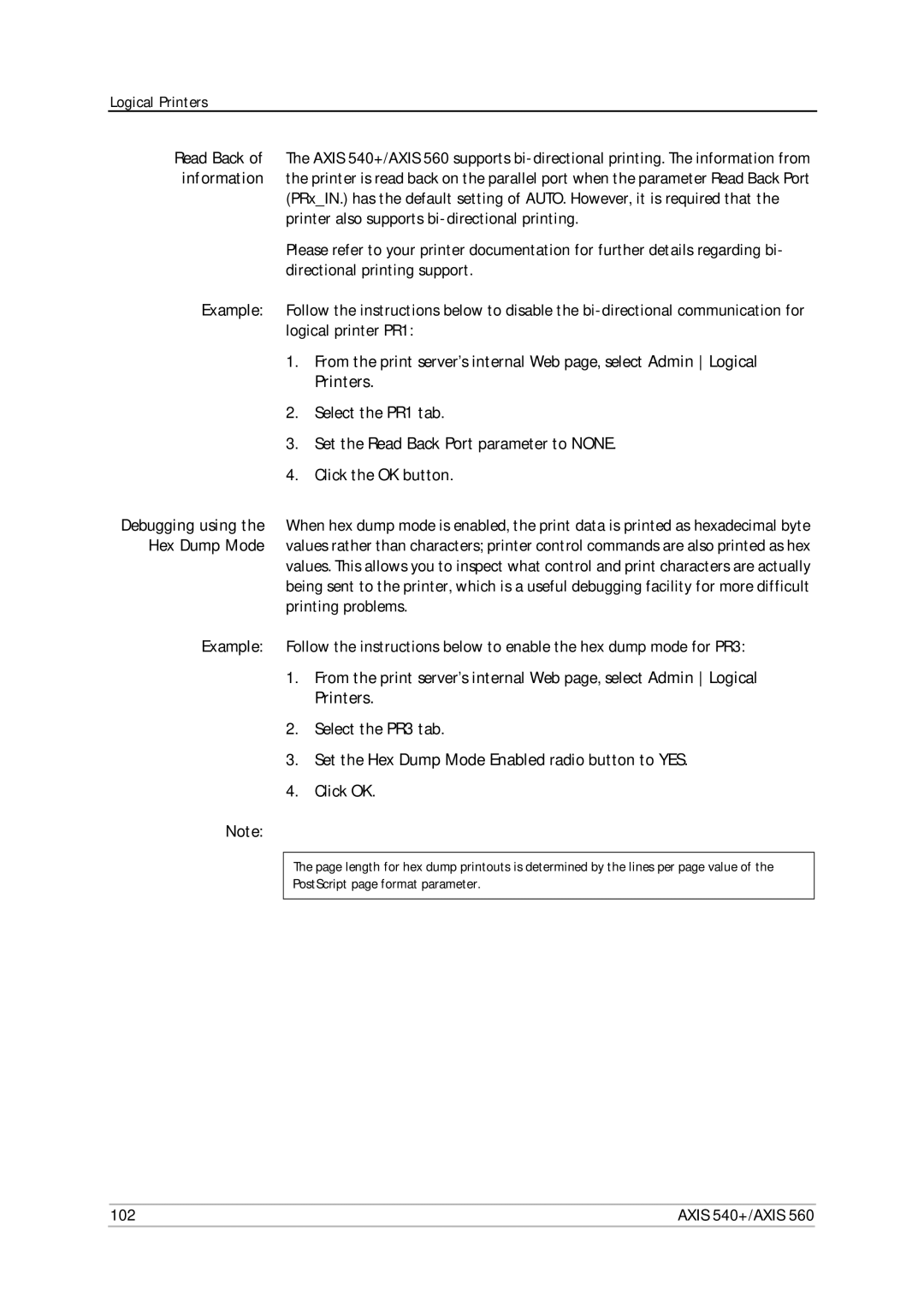 Axis Communications 540+, 560 user manual 102 