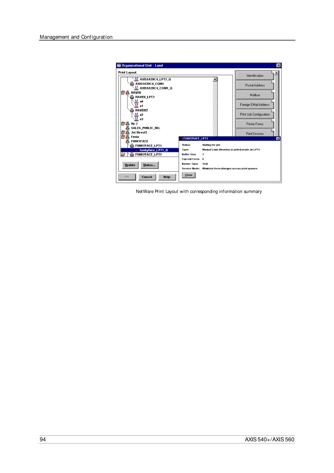 Axis Communications 540+, 560 user manual Management and Configuration 