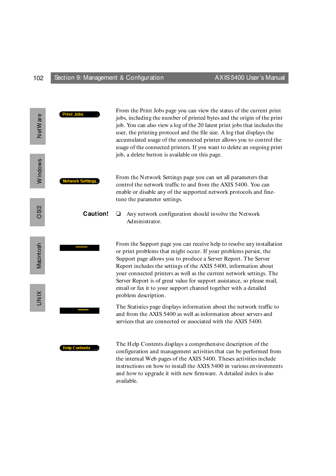 Axis Communications 5400 user manual 102 