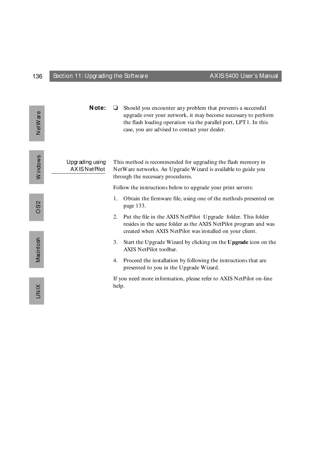 Axis Communications 5400 user manual 136 