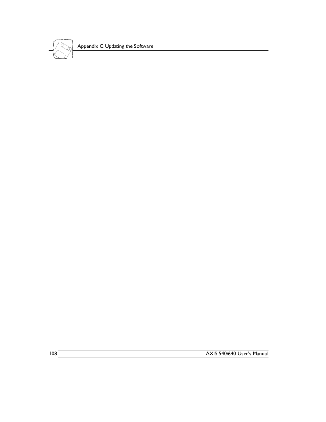 Axis Communications 540/640 manual 108 