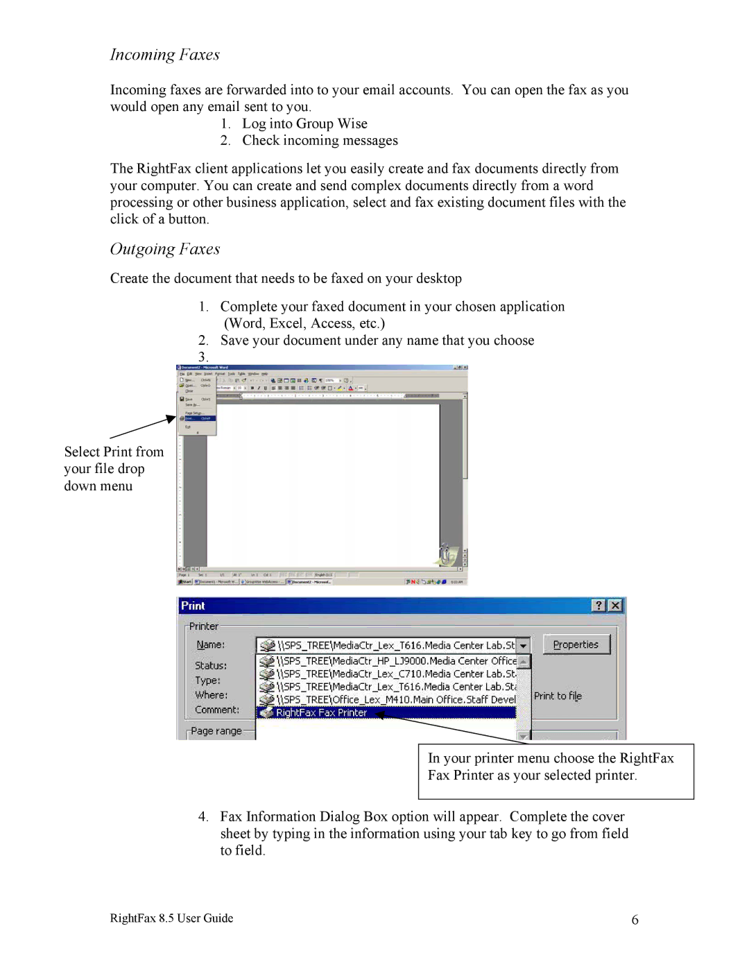 Axis Communications 8.5 manual Incoming Faxes, Outgoing Faxes 