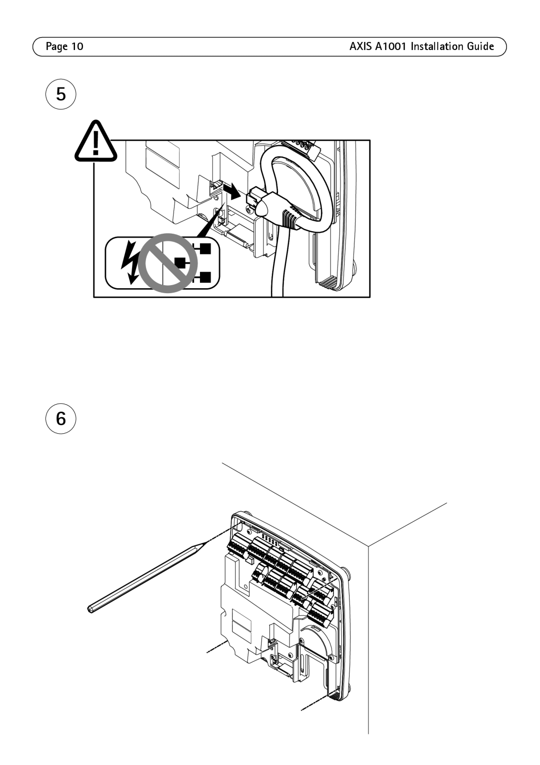 Axis Communications manual Axis A1001 Installation Guide 