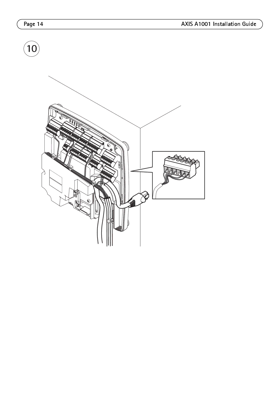 Axis Communications manual Axis A1001 Installation Guide 