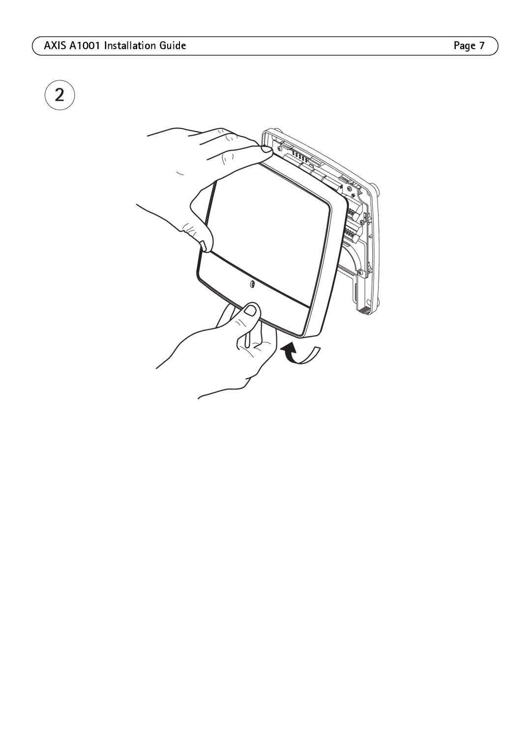 Axis Communications manual Axis A1001 Installation Guide 