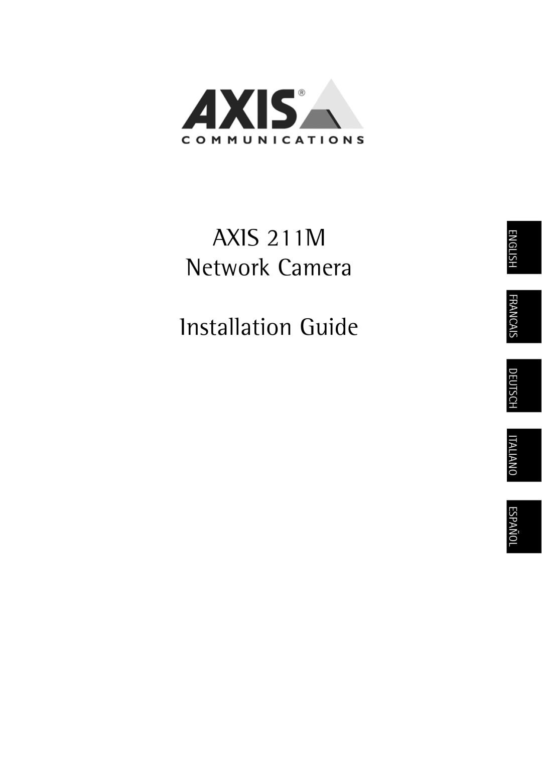 Axis Communications AXIS 211M manual Axis 211M 