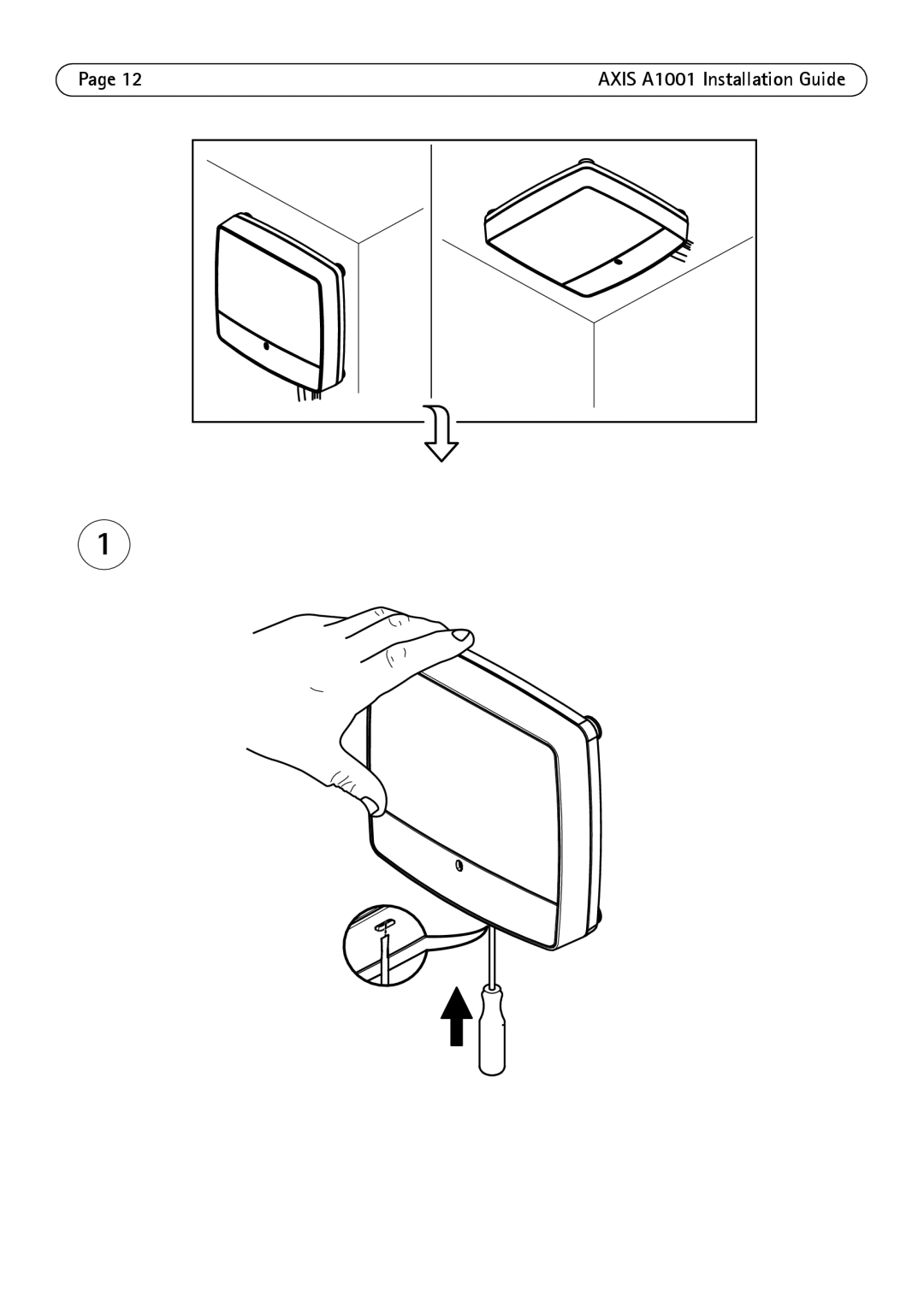 Axis Communications AXIS A1001 manual Axis A1001 Installation Guide 