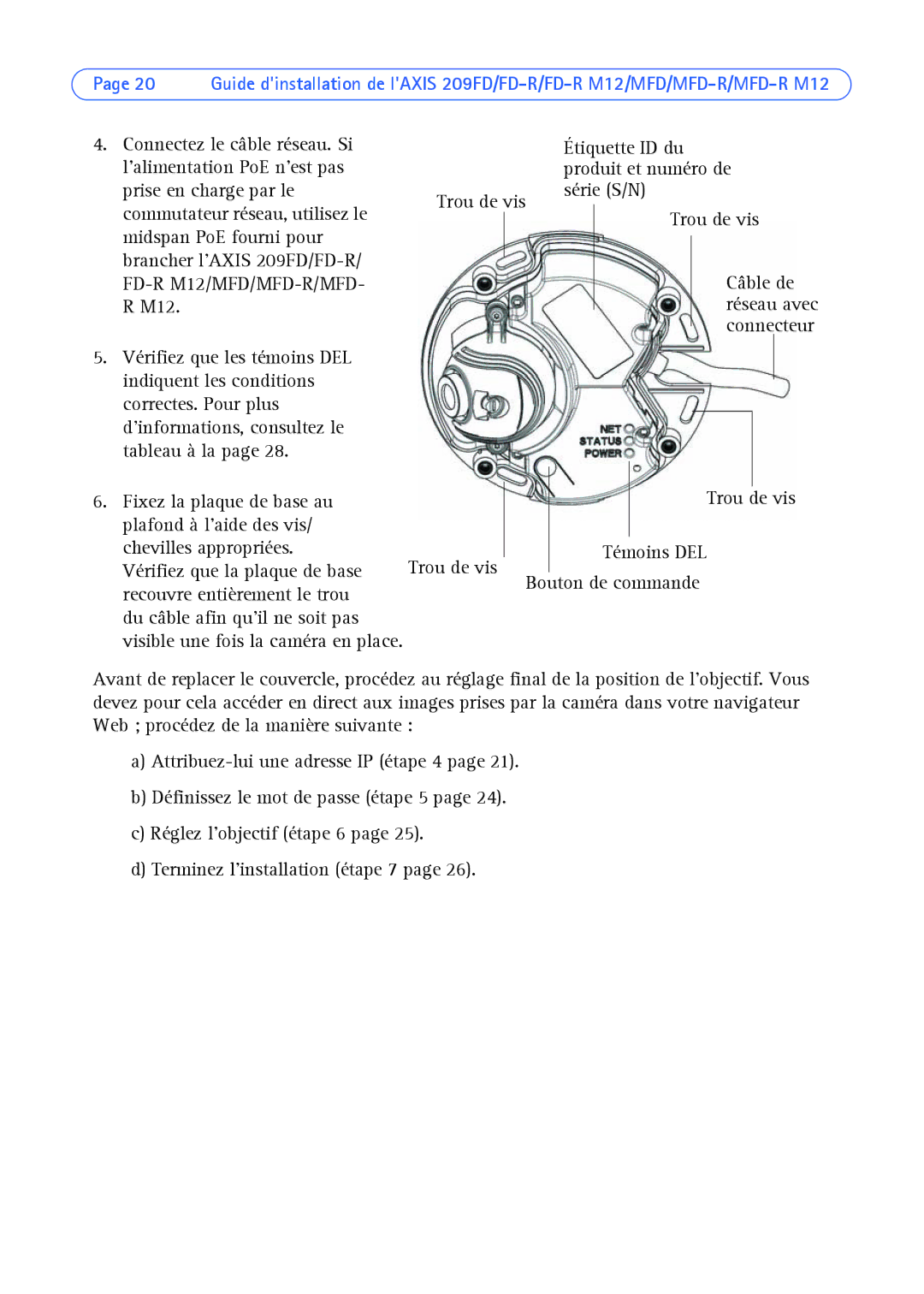 Axis Communications AXIS MFD-R M12 manual FD-R M12/MFD/MFD-R/MFD 