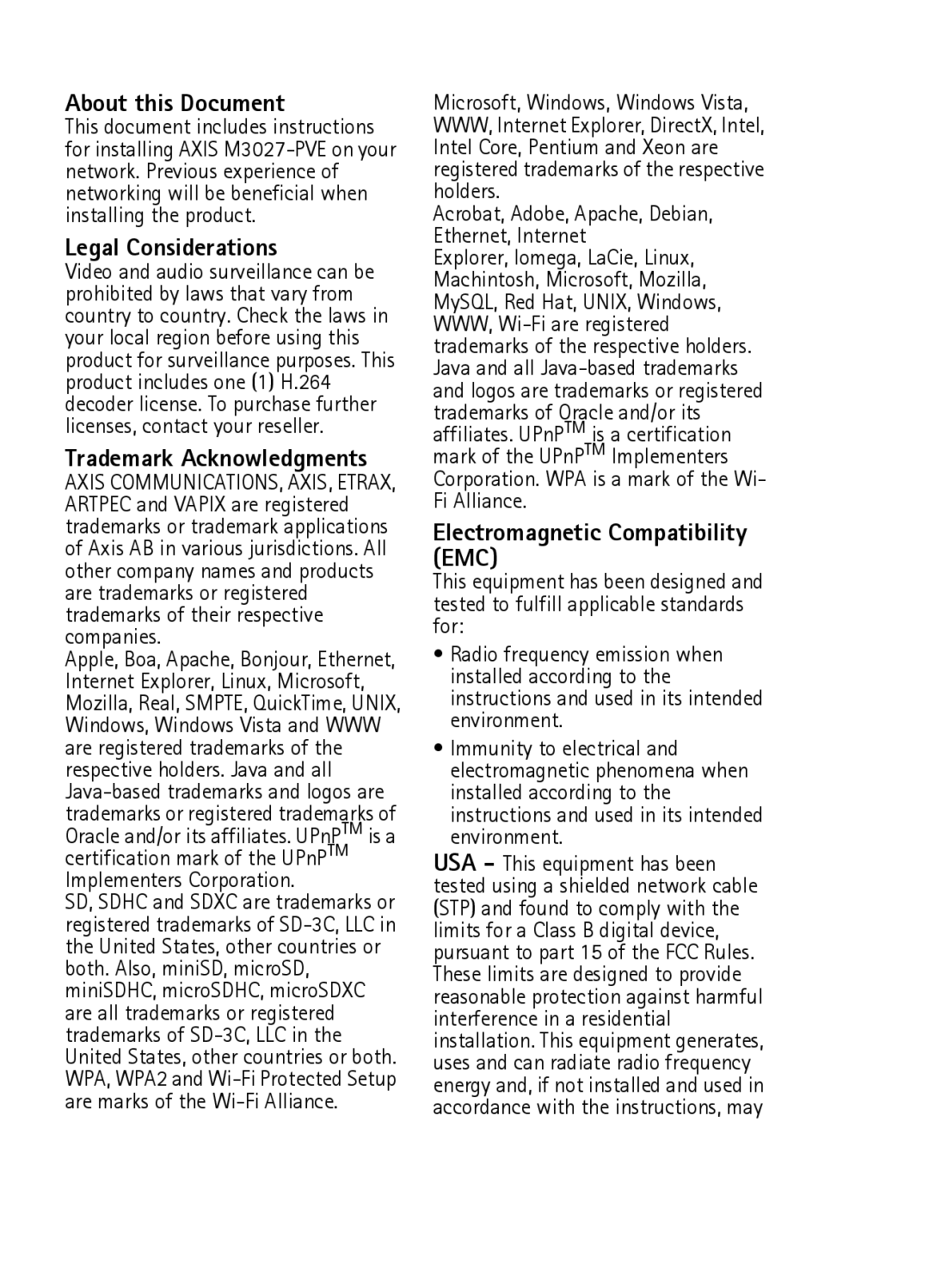 Axis Communications axis network camera manual About this Document 