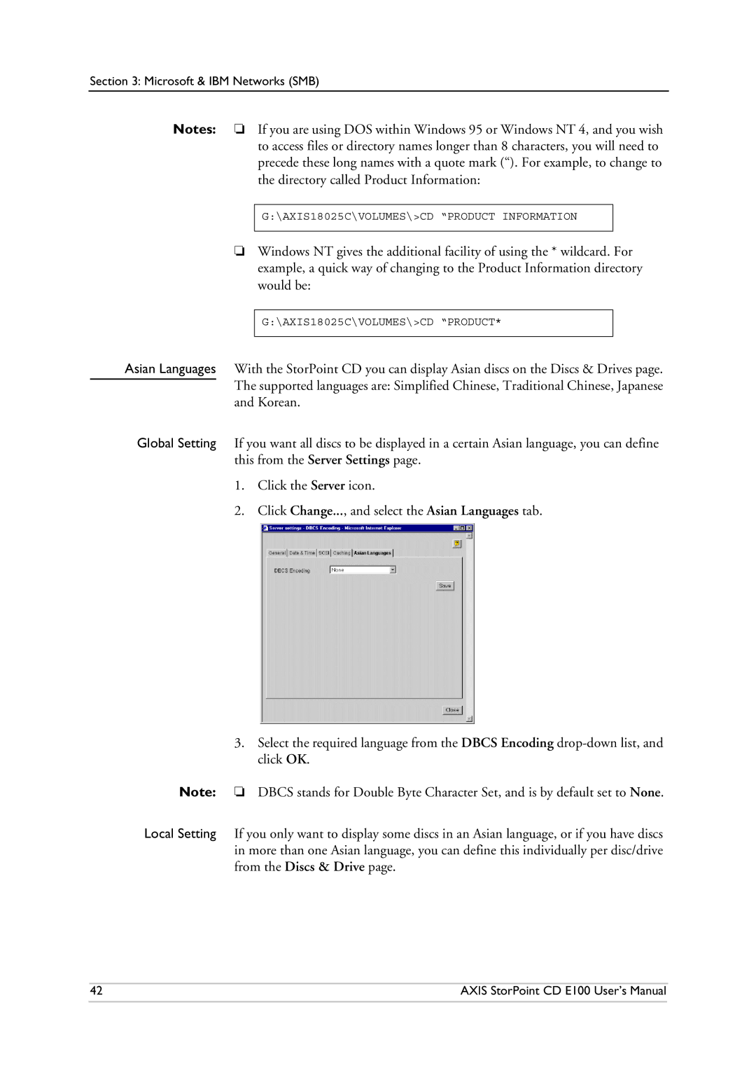 Axis Communications CD E100 user manual AXIS18025C\VOLUMES\CD Product Information 