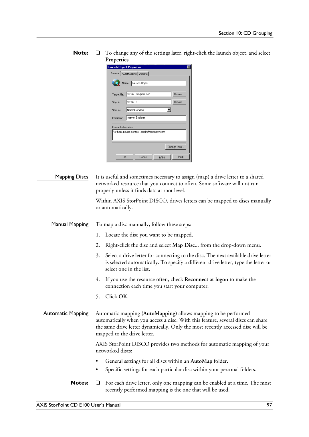 Axis Communications CD E100 user manual CD Grouping 