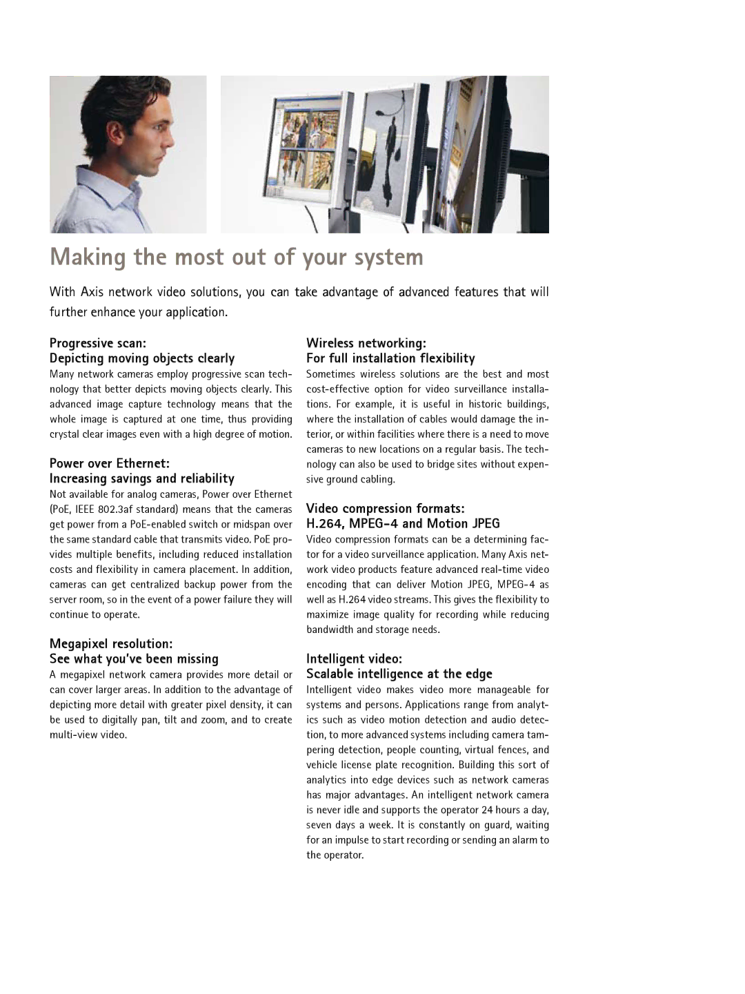 Axis Communications IP-Surveillance manual Making the most out of your system 