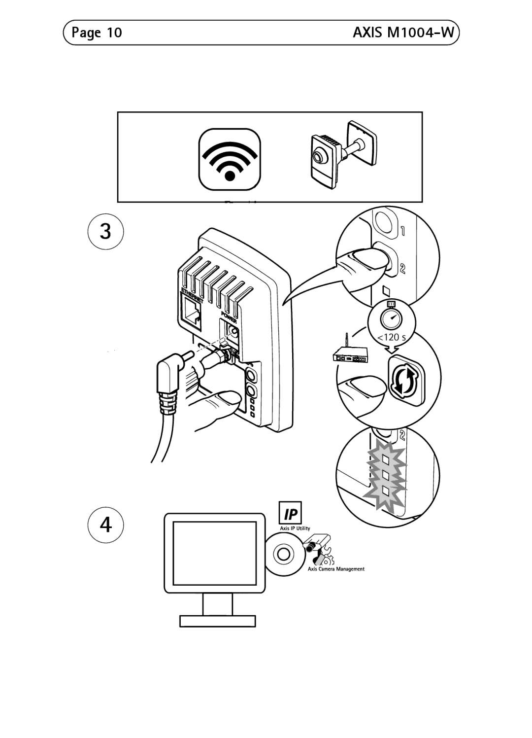 Axis Communications M1004-W manual 120 s 