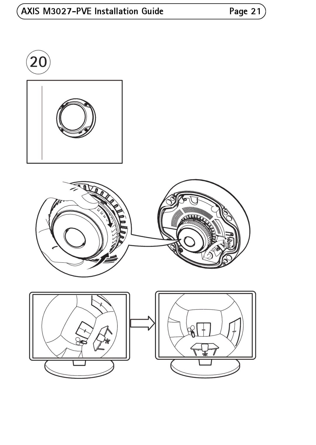 Axis Communications manual Axis M3027-PVE Installation Guide 