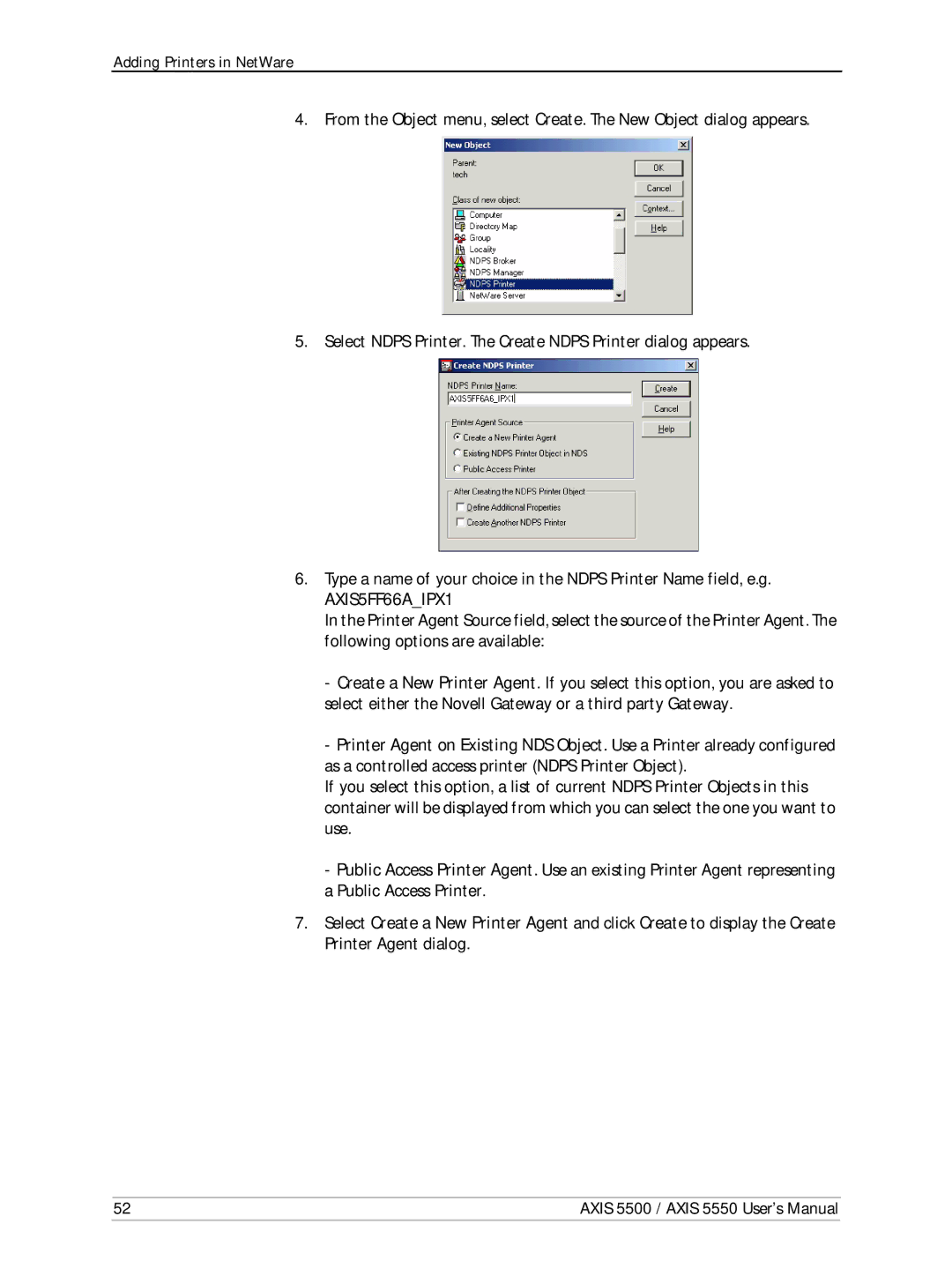 Axis Communications AXIS 5500, Network Print Servers, AXIS 5550 manual AXIS5FF66AIPX1 