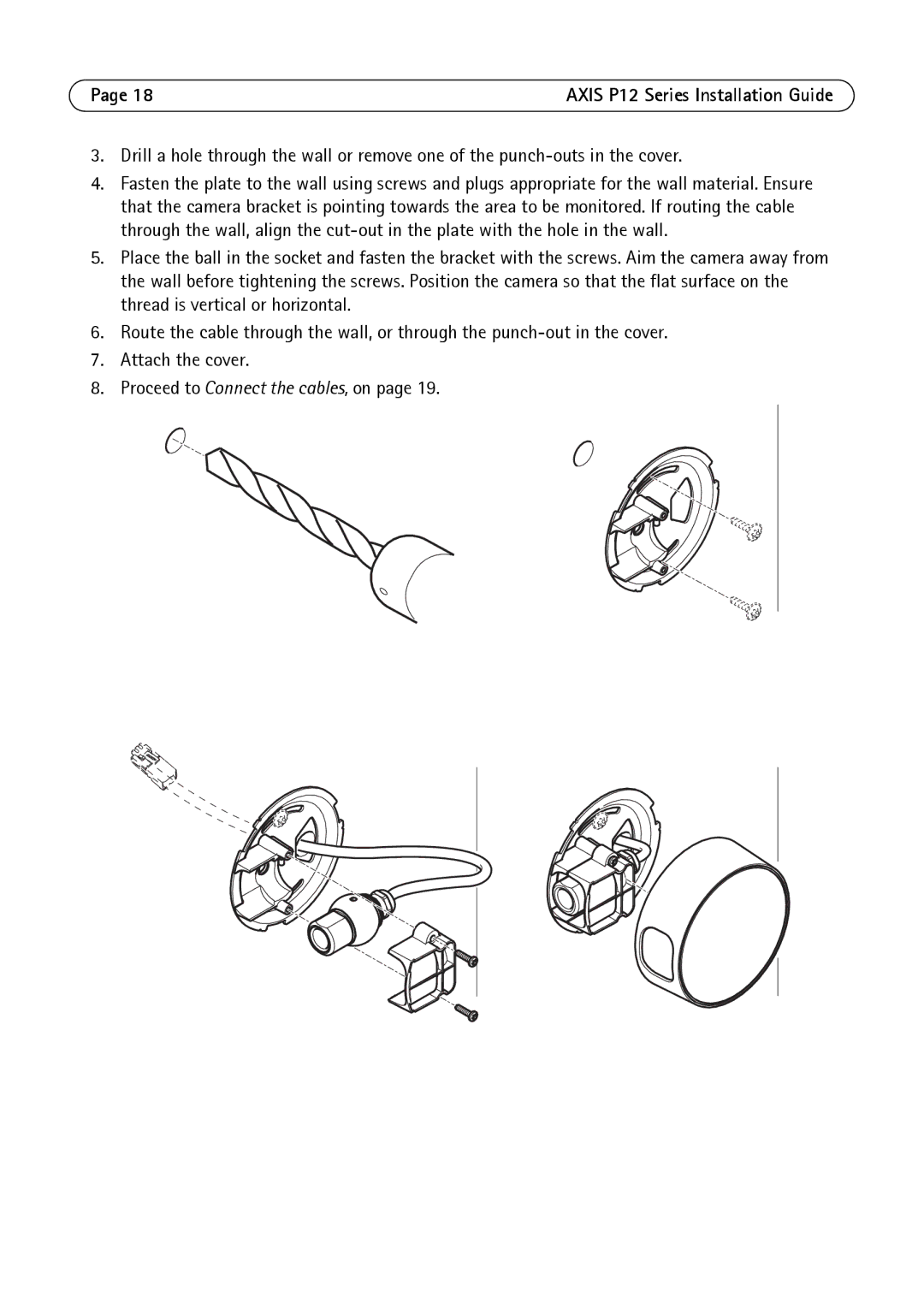 Axis Communications P1214-E, P1224-E, P1204 manual Axis P12 Series Installation Guide 