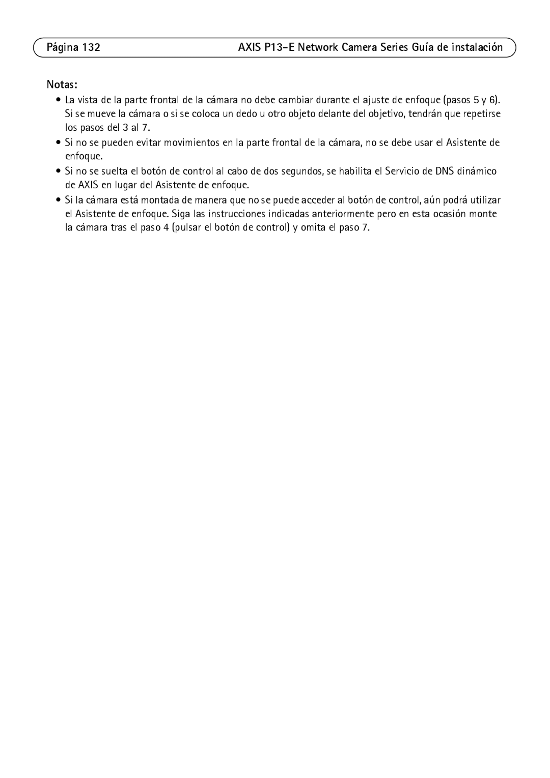 Axis Communications P1343-E, P1347-E, P13-E manual Página 