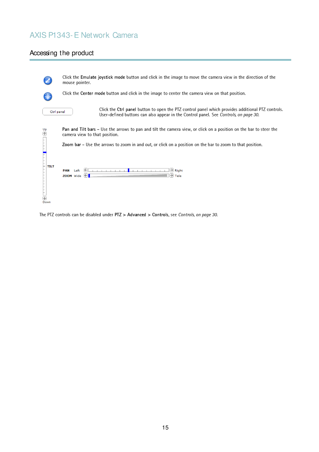 Axis Communications user manual Axis P1343-E Network Camera 