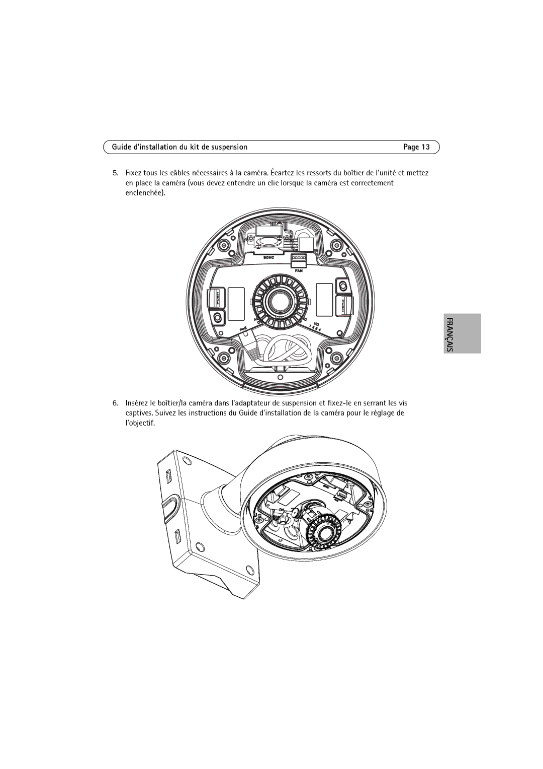 Axis Communications P3344-VE, P3346-VE, P3343-VE manual Français 