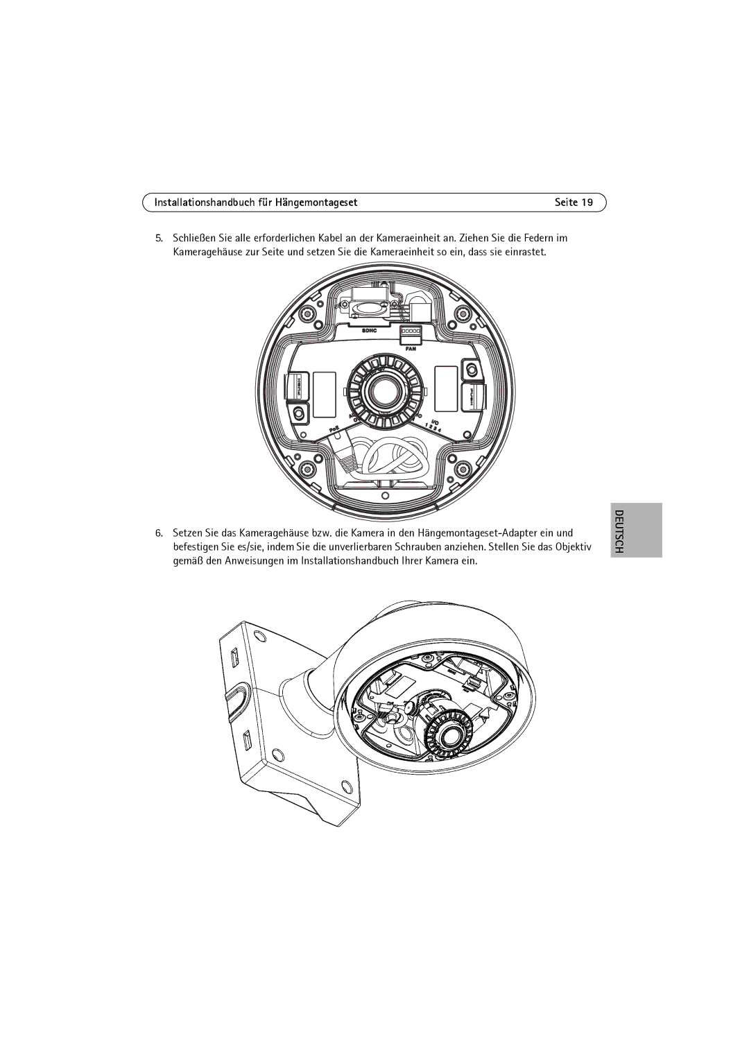 Axis Communications P3344-VE, P3346-VE, P3343-VE manual Deutsch 