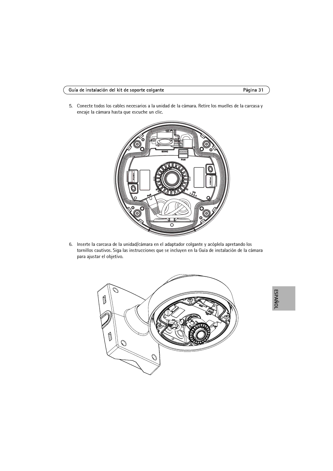 Axis Communications P3344-VE, P3346-VE, P3343-VE manual Español 