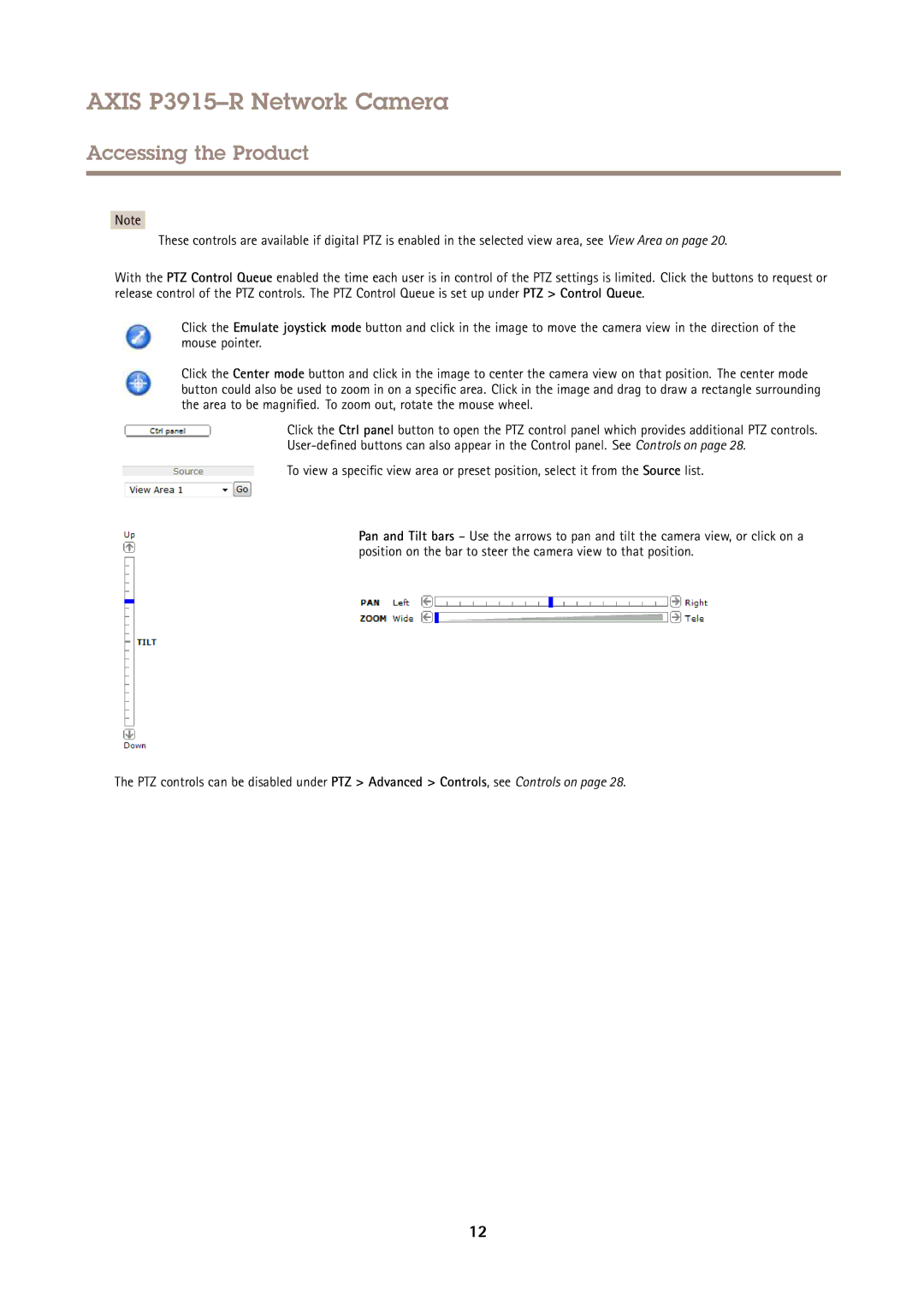 Axis Communications user manual Axis P3915-R Network Camera 