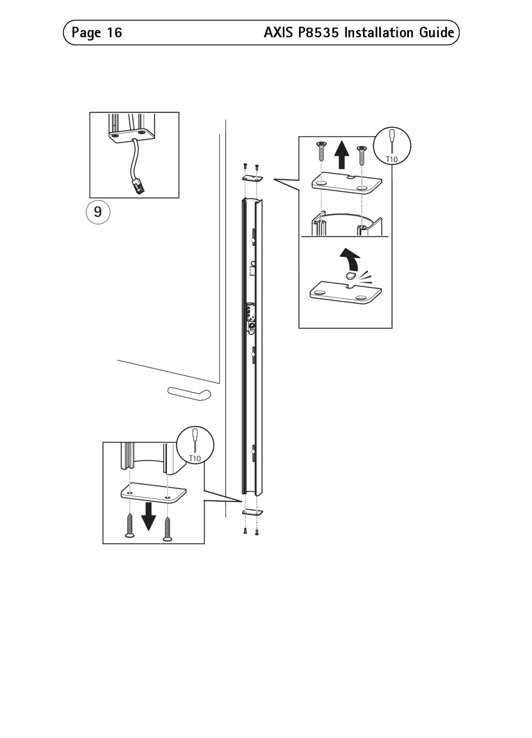 Axis Communications manual Axis P8535 Installation Guide 