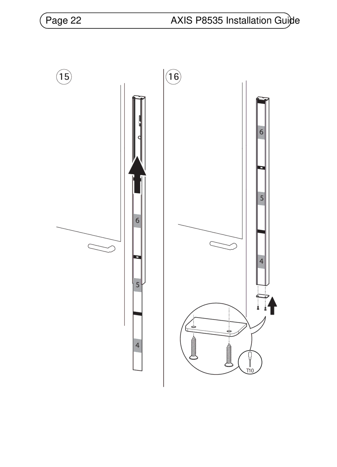 Axis Communications P8535 manual 1516 