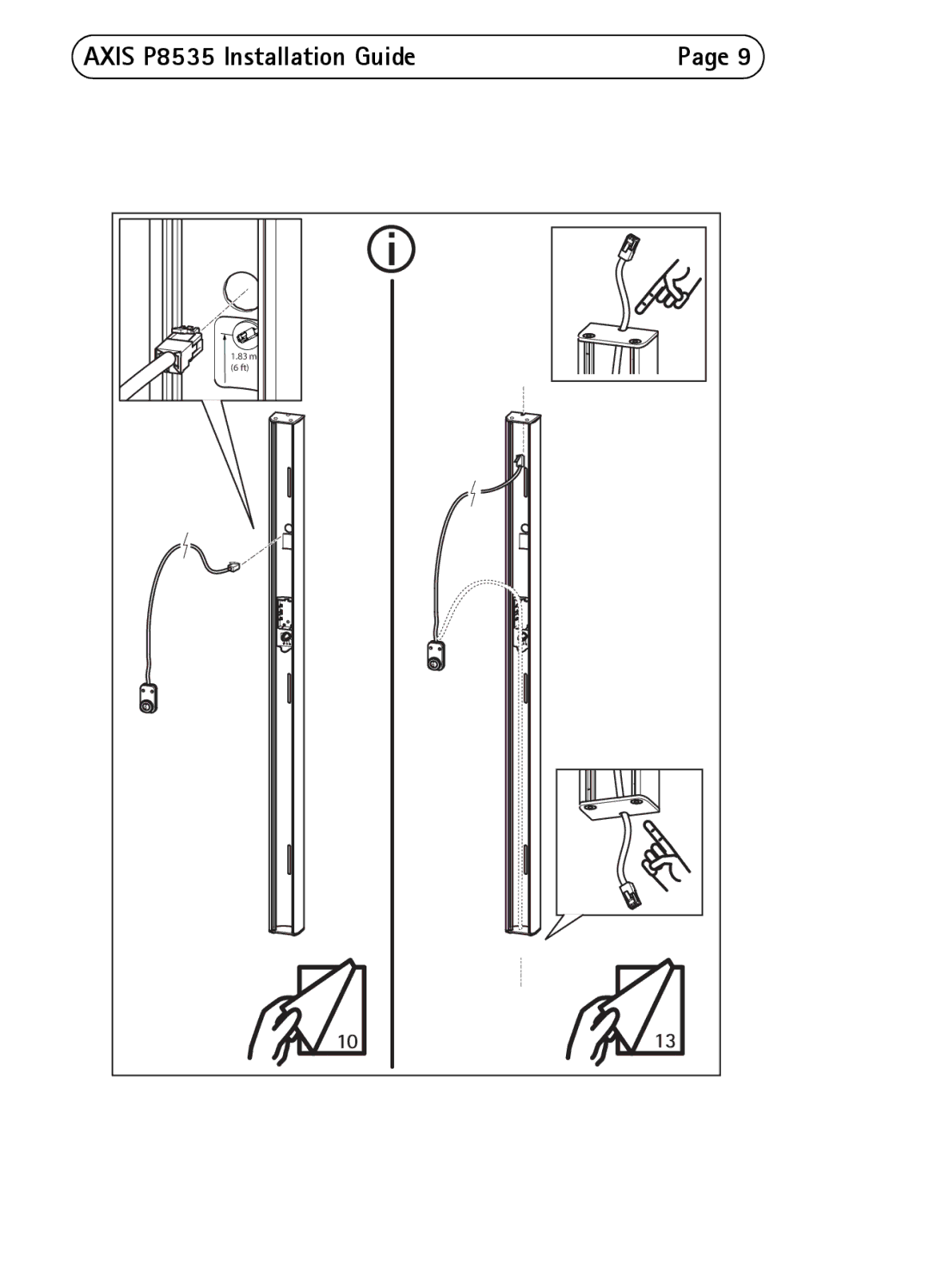 Axis Communications manual Axis P8535 Installation Guide 