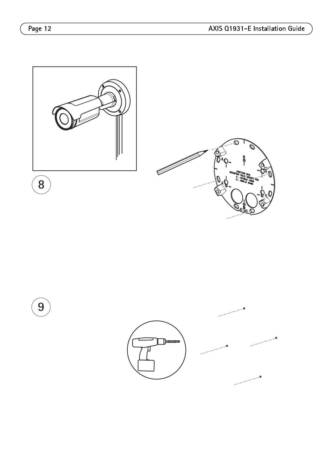 Axis Communications manual Axis Q1931-E Installation Guide 