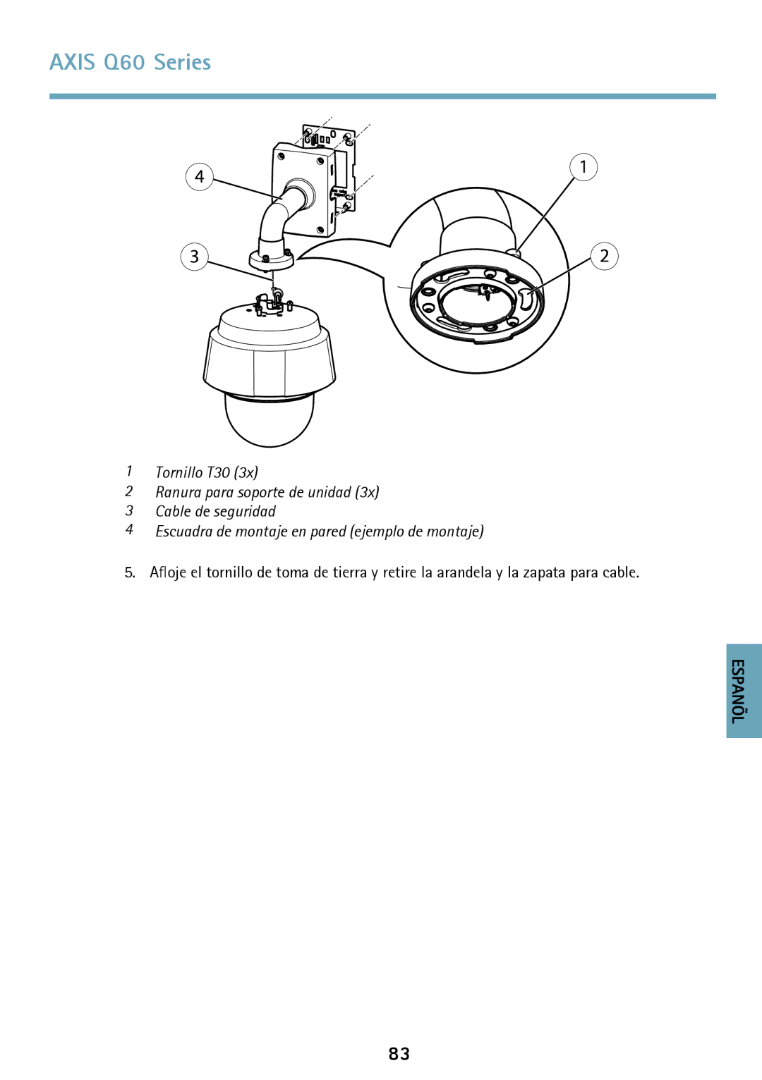 Axis Communications Q6042 manual Axis Q60 Series 