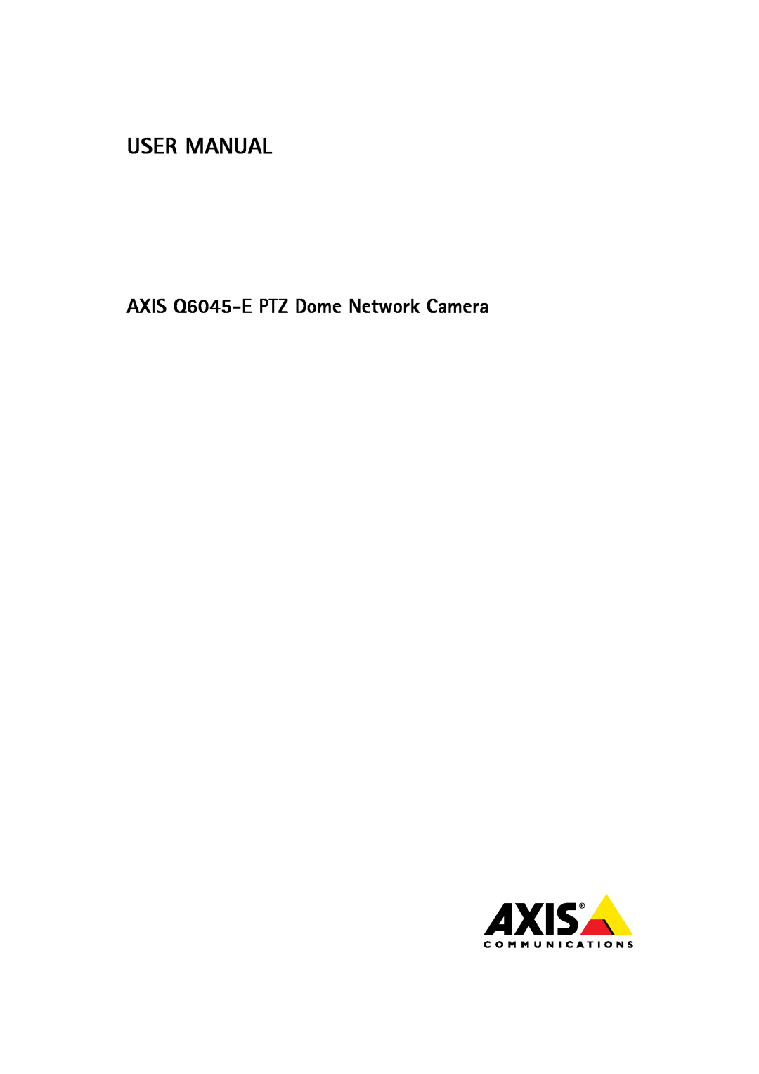 Axis Communications Q6044-E, Q6045-E manual AXIS Q60 Series, AXIS Q6042-EPTZ Dome Network Camera, Installation Guide 