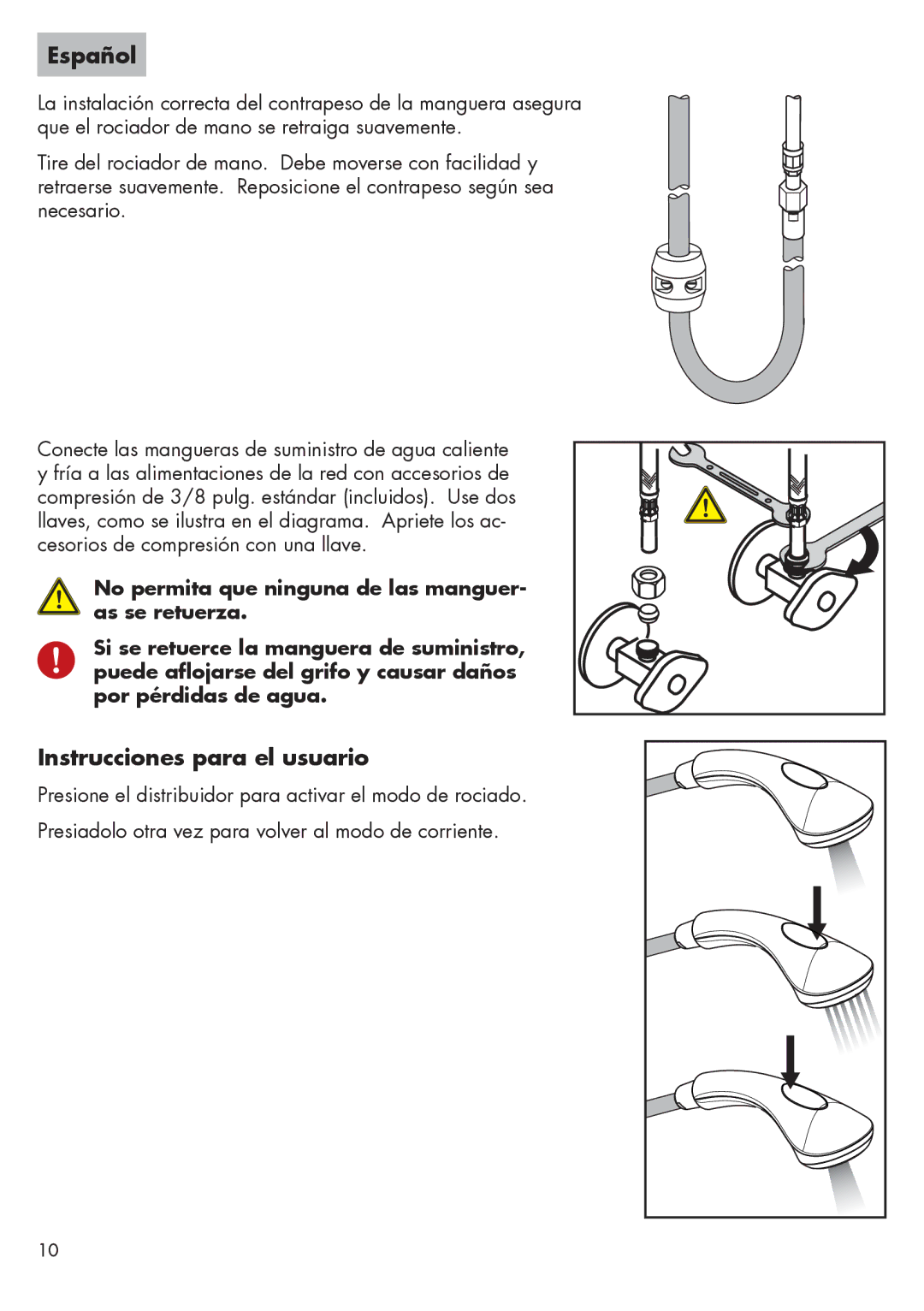 Axor 04076XX0 installation instructions Instrucciones para el usuario 