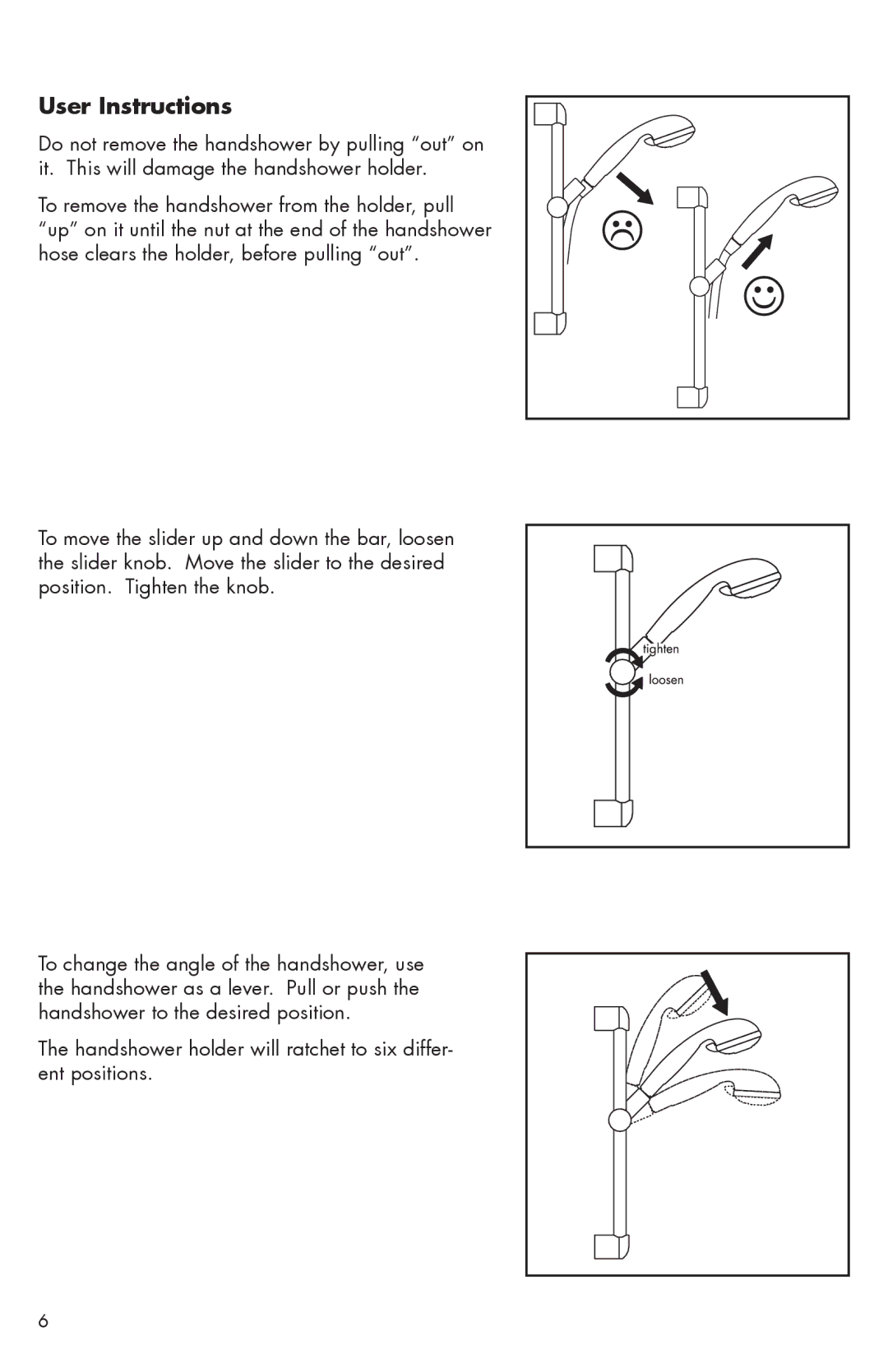 Axor 06890XX0, 06494XX0, 06496XX0, 04043XX0, 04044XX0, 04098XX0 installation instructions User Instructions 