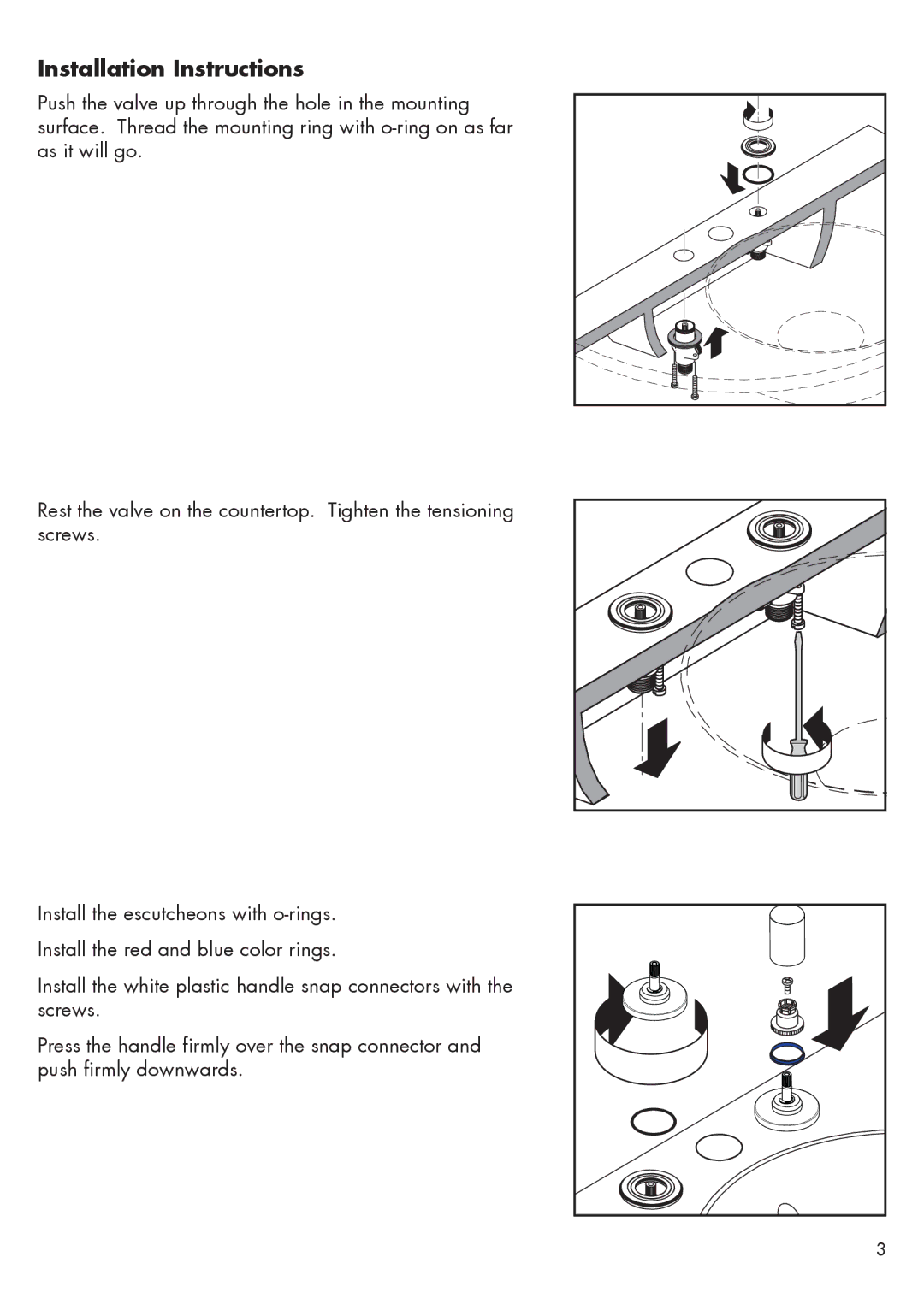 Axor 10135XX1 installation instructions Installation Instructions 