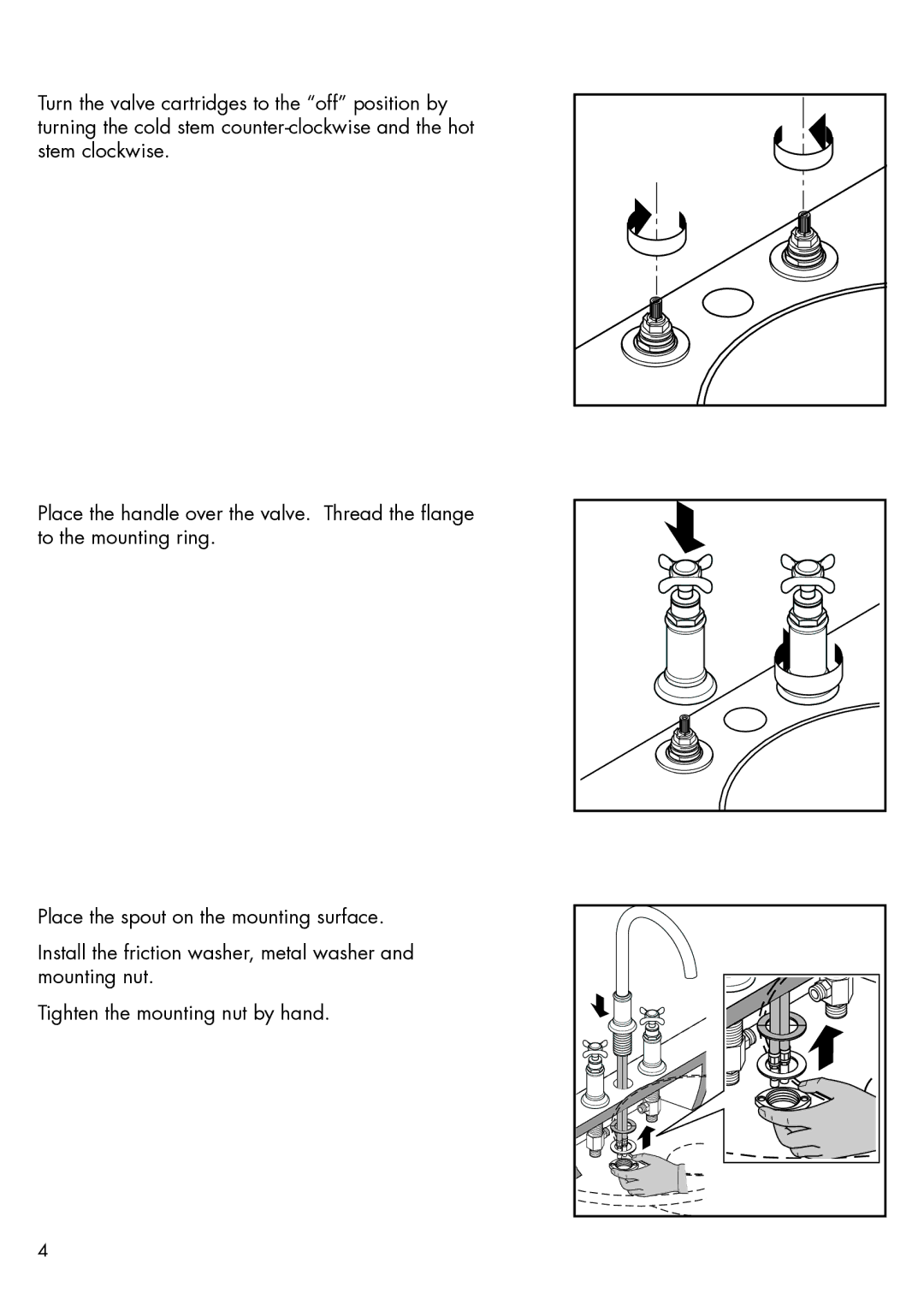 Axor 16524XX1, 16513XX1, 16523XX1, 16514XX1 installation instructions 