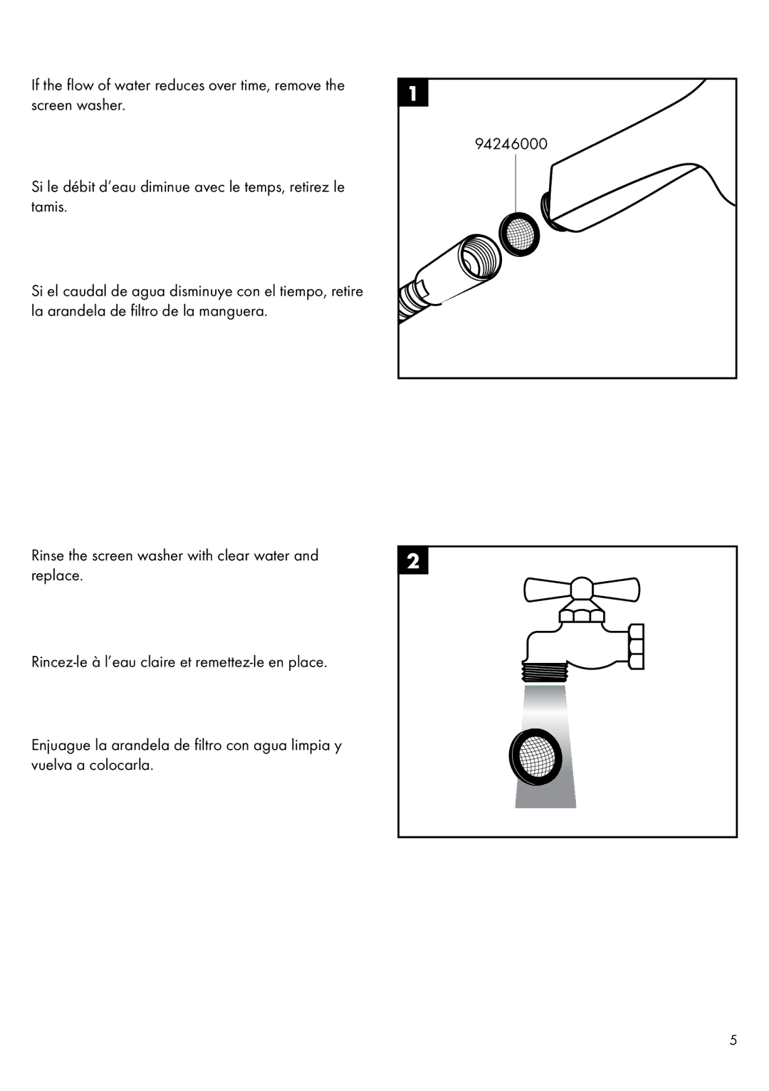 Axor 28558XX1 installation instructions 94246000 