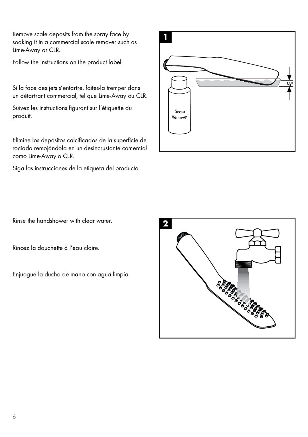 Axor 28558XX1 installation instructions Suivez les instructions figurant sur l’étiquette du produit 